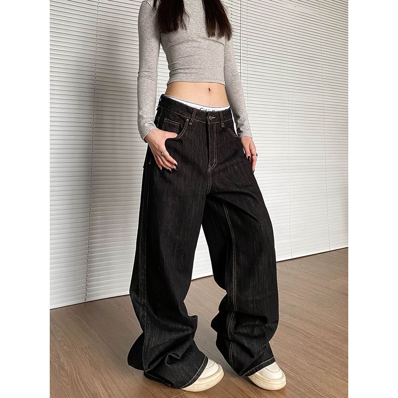 A Pocket Retro Straight-leg Accumulation Feeling Denim Black XS
A Pocket Retro Straight-leg Accumulation Feeling Denim Black XS