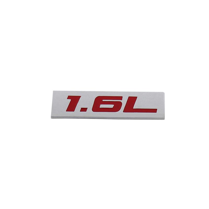 Premium 1.6L 1.6 L for Universal car Engine Hood Fender trunk Tail Rear Bonnet Nameplate Decal Emblem Badge Sticker ban-chrome-red
Premium 1.6L 1.6 L for Universal car Engine Hood Fender trunk Tail Rear Bonnet Nameplate Decal Emblem Badge Sticker ban-chrome-red