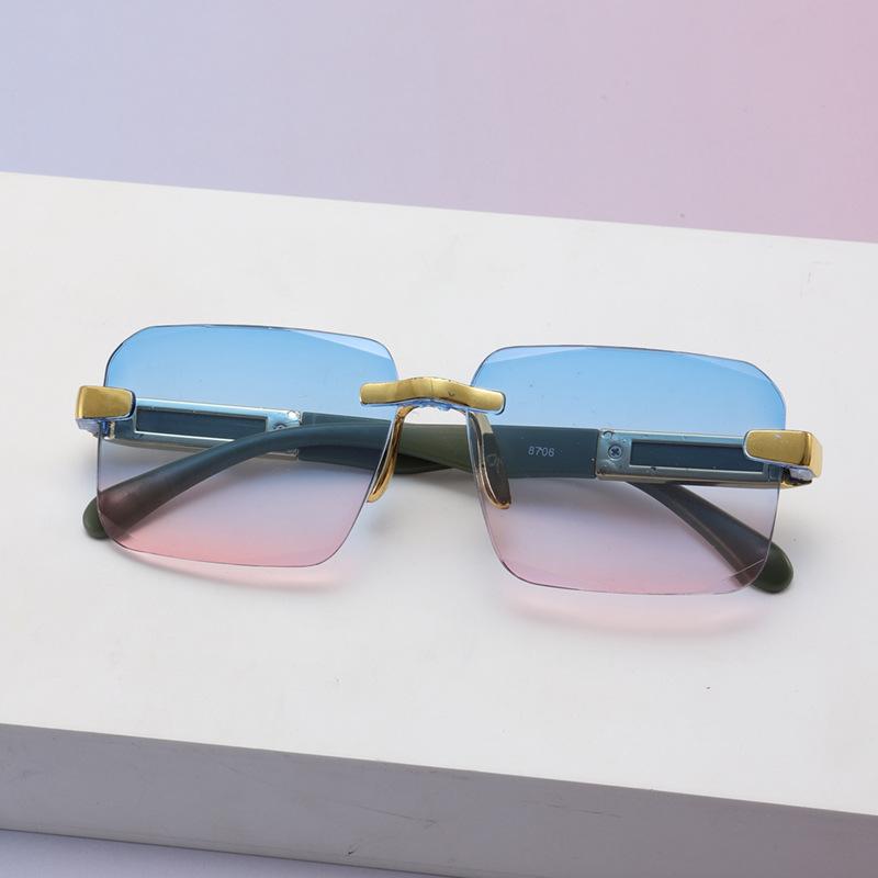 Longbao Crystal Glasses Old Stone Mirror Frameless Trimmed Business Titanium Legs Handmade Eye-Catching
Longbao Crystal Glasses Old Stone Mirror Frameless Trimmed Business Titanium Legs Handmade Eye-Catching