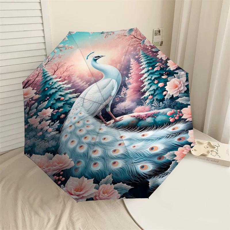 1PC peacock flowers Automatic Open/Close Umbrella Compact Folding Umbrella with 8-Rib Shaft lightweight esign, Highquality Fabric1161A
1PC peacock flowers Automatic Open/Close Umbrella Compact Folding Umbrella with 8-Rib Shaft lightweight esign, Highquality Fabric1161A