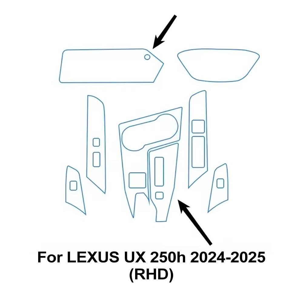 Pre Cutting TPU Film Transparent for LEXUS UX 250h 300 2026 2026 2026 2026 Interior Gear Panel GPS Center Console PPF Protection
Pre Cutting TPU Film Transparent for LEXUS UX 250h 300 2026 2026 2026 2026 Interior Gear Panel GPS Center Console PPF Protection