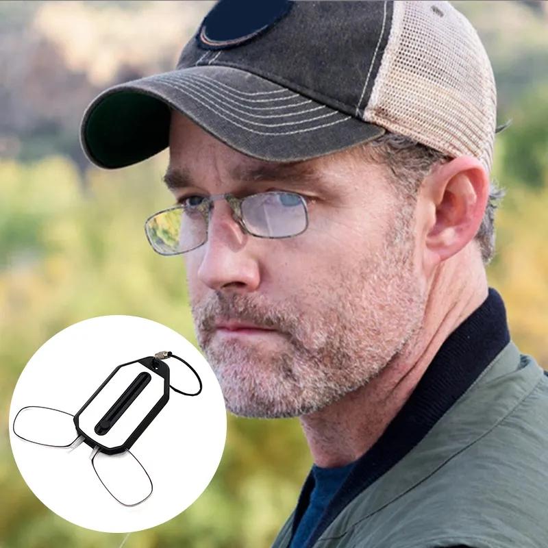 Nose Clip-on Reading Glasses Folding Legless Ultralight Keychain Glasses Men Women Mini Portable Presbyopic Glasses +1.0 To +4.0 +250 чорний
Nose Clip-on Reading Glasses Folding Legless Ultralight Keychain Glasses Men Women Mini Portable Presbyopic Glasses +1.0 To +4.0 +250 чорний