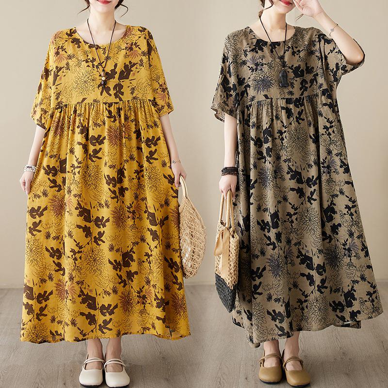 2024 Богемное летнее платье большого размера с V-образным вырезом и короткими рукавами One Size хаки
2024 Богемное летнее платье большого размера с V-образным вырезом и короткими рукавами One Size хаки