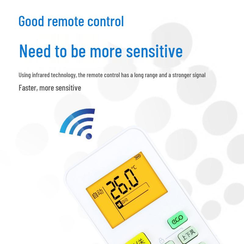 Compatible Remote Control for Midea Hualing RN02S13(2HS) and Universal Models N8HE1/N8HA3, Large Screen
Compatible Remote Control for Midea Hualing RN02S13(2HS) and Universal Models N8HE1/N8HA3, Large Screen