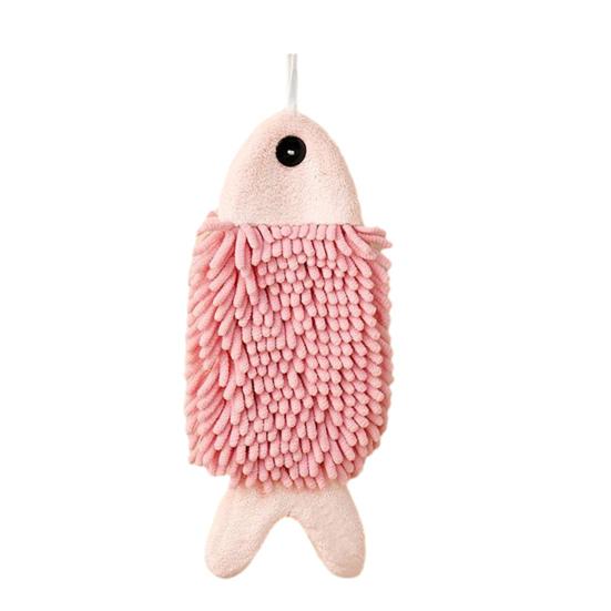 Рушник для рук у формі рибки, надвбираюче мікрофіброве рушник, що не залишає ворсу, милий рушник з петлею для підвішування для ванної кімнати та кухні
Рушник для рук у формі рибки, надвбираюче мікрофіброве рушник, що не залишає ворсу, милий рушник з петлею для підвішування для ванної кімнати та кухні