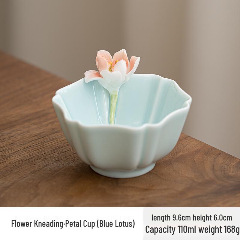 Pink Flower Petal Chinese Style Tea Cup for Personal Use
Pink Flower Petal Chinese Style Tea Cup for Personal Use