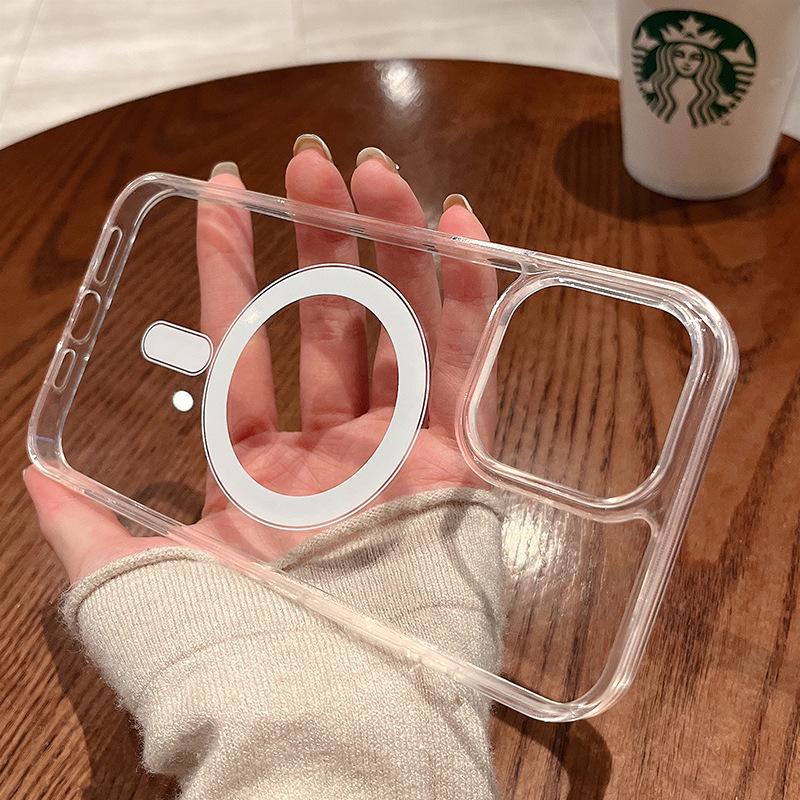 Compatible MagSafe Magnetic Charging Case for iPhone 15 Pro Max - Transparent Protective Cover, New Style iPhone 15
Compatible MagSafe Magnetic Charging Case for iPhone 15 Pro Max - Transparent Protective Cover, New Style iPhone 15