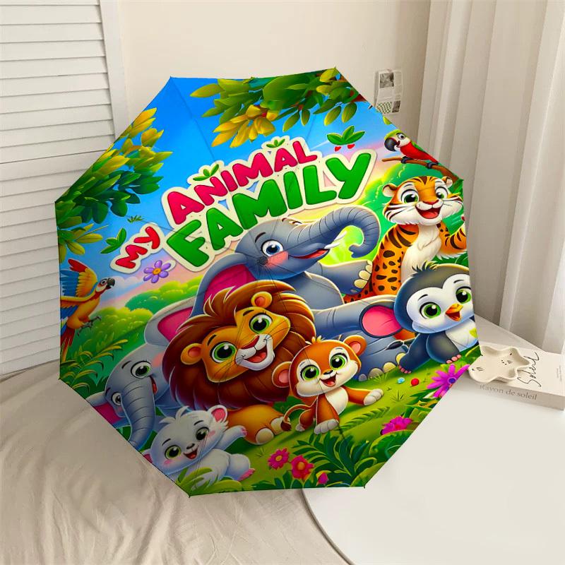 1PC Animal Family Umbrella-8-Rib Reinforced, Automatic Open, Lightweight & Durable, Fashion Accessory for Outdoor, H0323
1PC Animal Family Umbrella-8-Rib Reinforced, Automatic Open, Lightweight & Durable, Fashion Accessory for Outdoor, H0323
