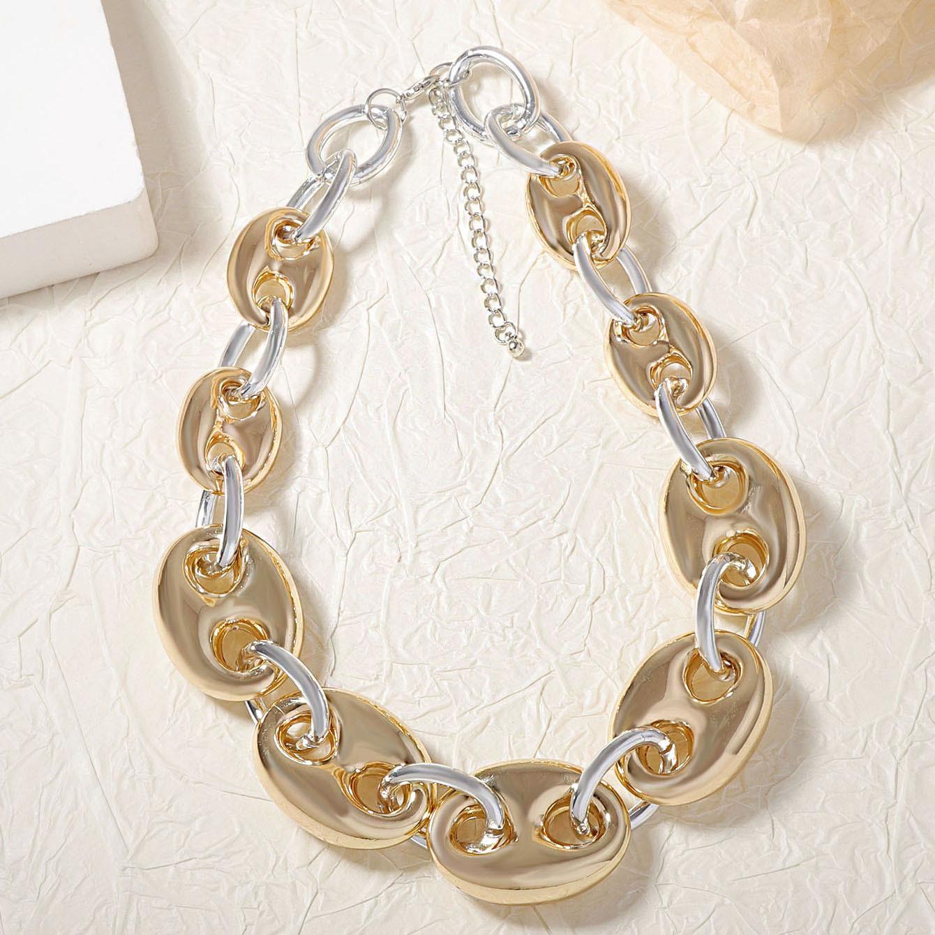 Exaggerated hip-hop punk style design sense geometric ring ring interlocking chain necklace casual street photography women s style золотий
Exaggerated hip-hop punk style design sense geometric ring ring interlocking chain necklace casual street photography women s style золотий