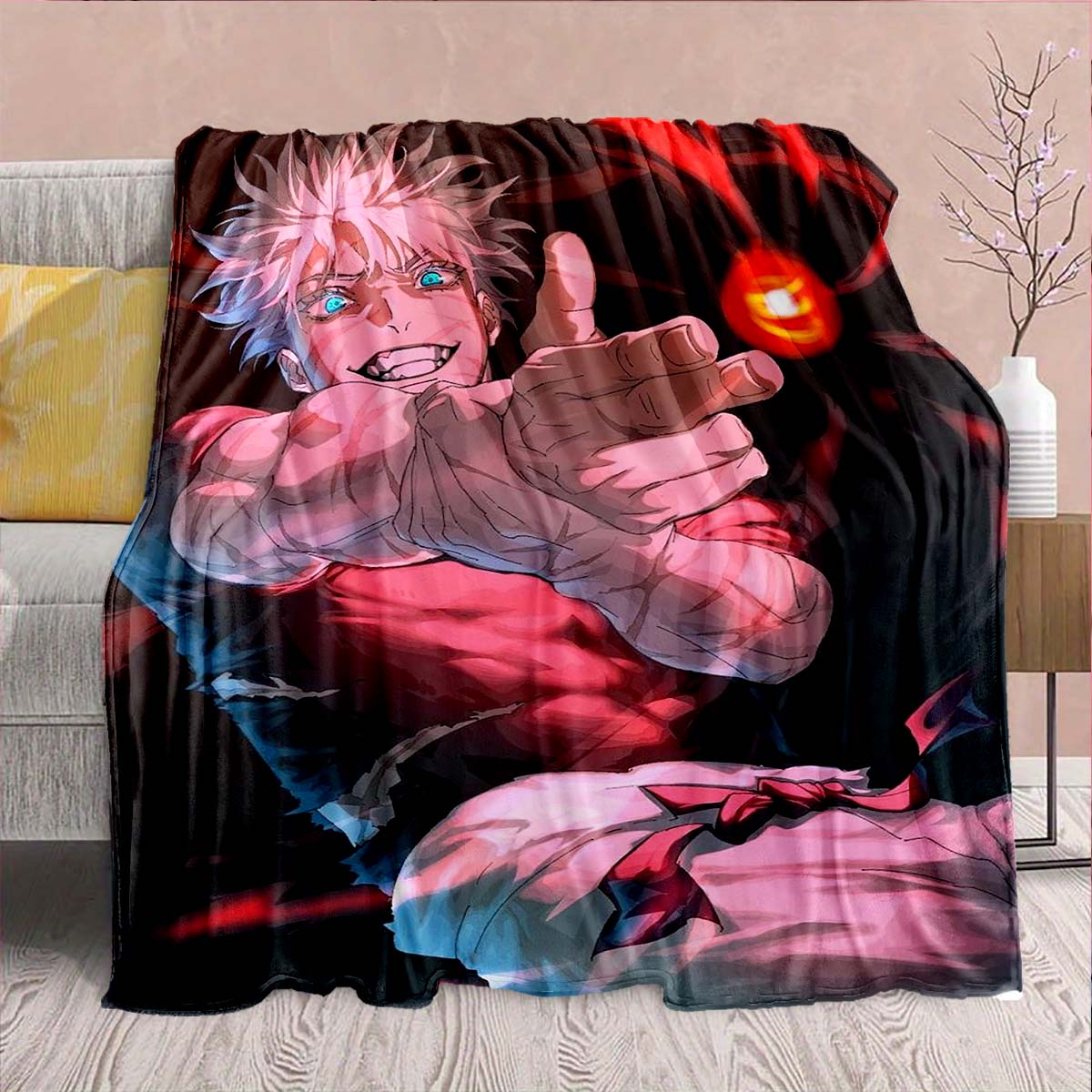 Jujutsu Kaisen Flannel Graphic Blanket Soft Warm Throw Lightweight Plush Sofa Bed Decor 75x90cm
Jujutsu Kaisen Flannel Graphic Blanket Soft Warm Throw Lightweight Plush Sofa Bed Decor 75x90cm