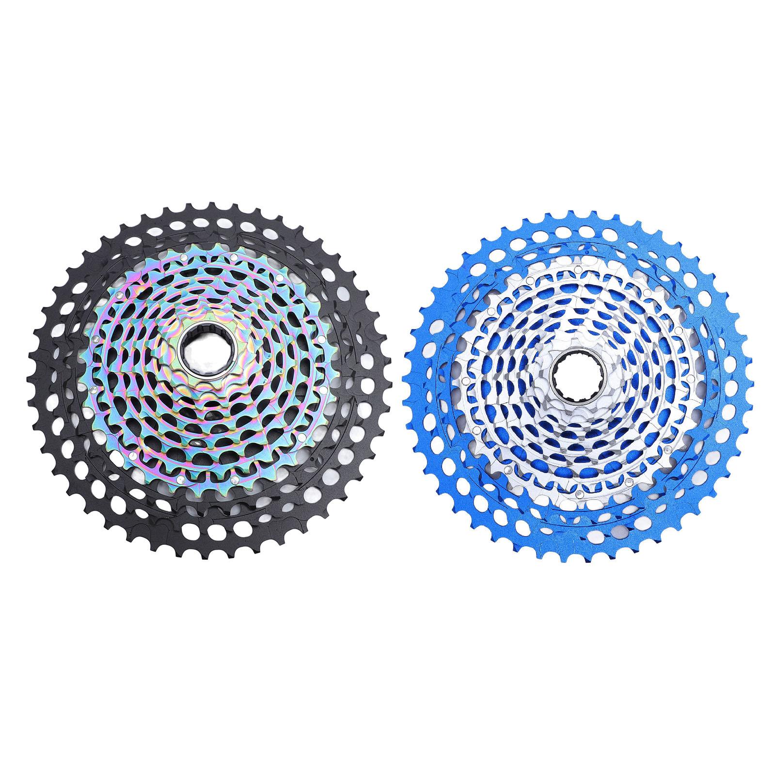 Bike Cassette 12 Speed Aluminum Alloy CNC Hollow Climbing Gear 9-46 Bicycle Cassette Flywheel for XD Blue Silver
Bike Cassette 12 Speed Aluminum Alloy CNC Hollow Climbing Gear 9-46 Bicycle Cassette Flywheel for XD Blue Silver