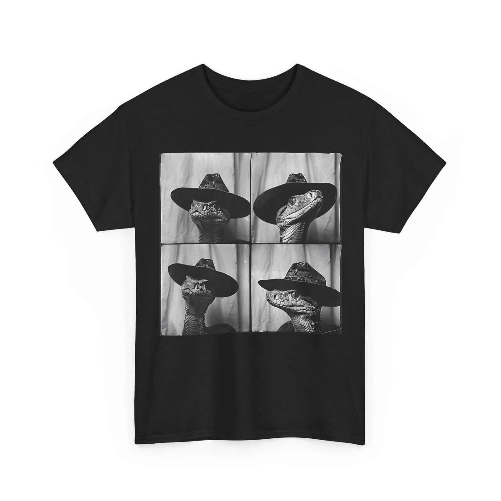 Snake in Cowboy Hat Funny Animal Photobooth Snake Owner T-Shirt M
Snake in Cowboy Hat Funny Animal Photobooth Snake Owner T-Shirt M