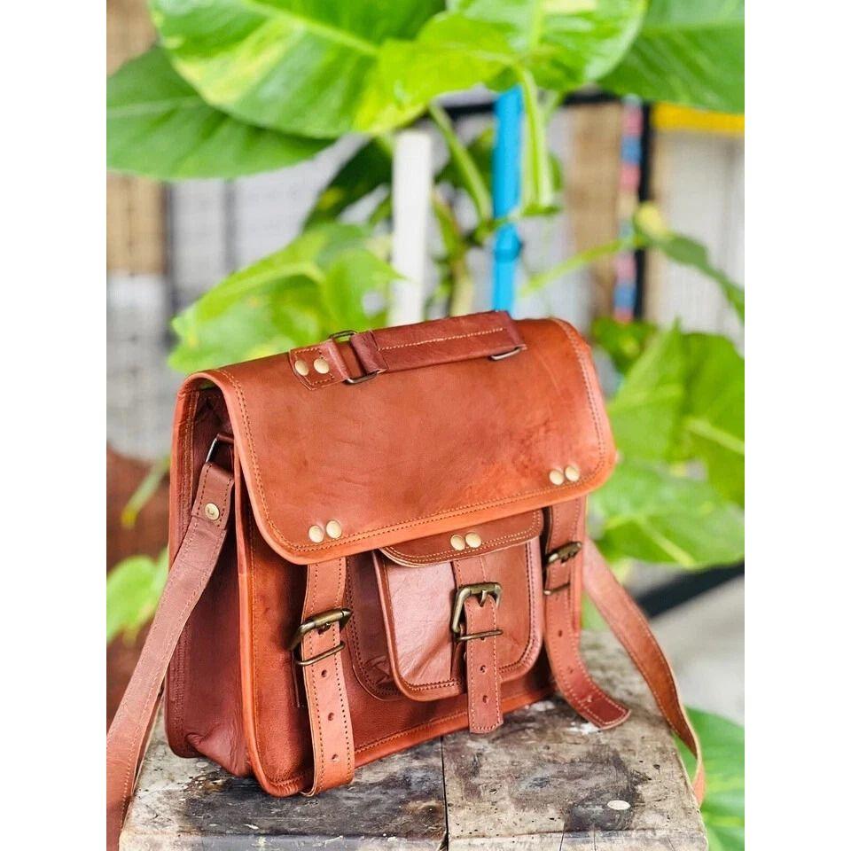 Handmade Historical Leather Vintage Laptop Messenger Briefcase Bag Satchel 15 x 11 x 4 in коричневий
Handmade Historical Leather Vintage Laptop Messenger Briefcase Bag Satchel 15 x 11 x 4 in коричневий