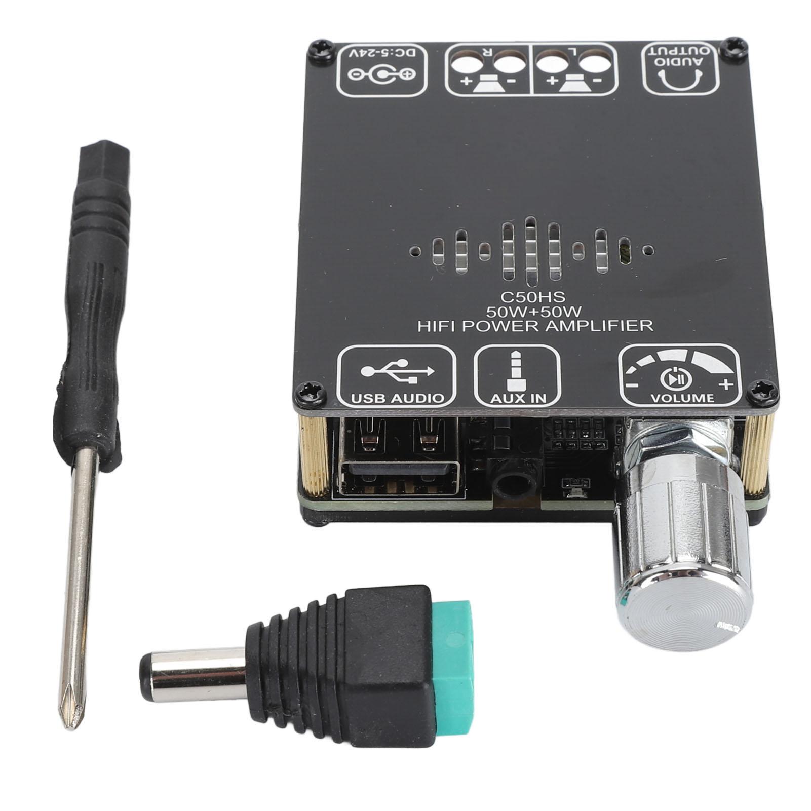 Bluetooth Amplifier Board Professional 50W 50W TPA3116D2 HiFi Level Bluetooth 5.0 Sound Amplifier
Bluetooth Amplifier Board Professional 50W 50W TPA3116D2 HiFi Level Bluetooth 5.0 Sound Amplifier