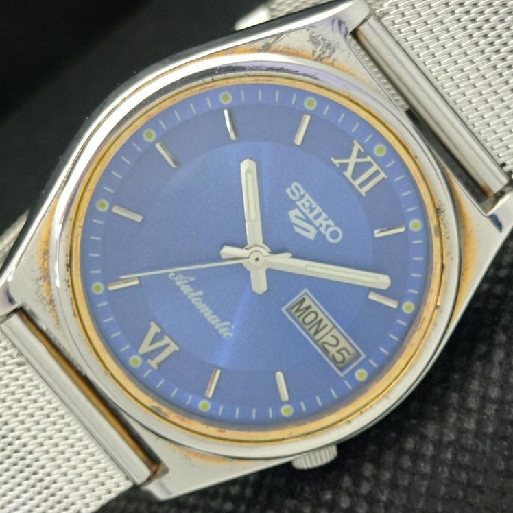 USED VINTAGE SEIKO 5 AUTOMATIC 7009A JAPAN MENS D/D BLUE WATCH 608i-a316875-9 SKU608i-a316875
USED VINTAGE SEIKO 5 AUTOMATIC 7009A JAPAN MENS D/D BLUE WATCH 608i-a316875-9 SKU608i-a316875
