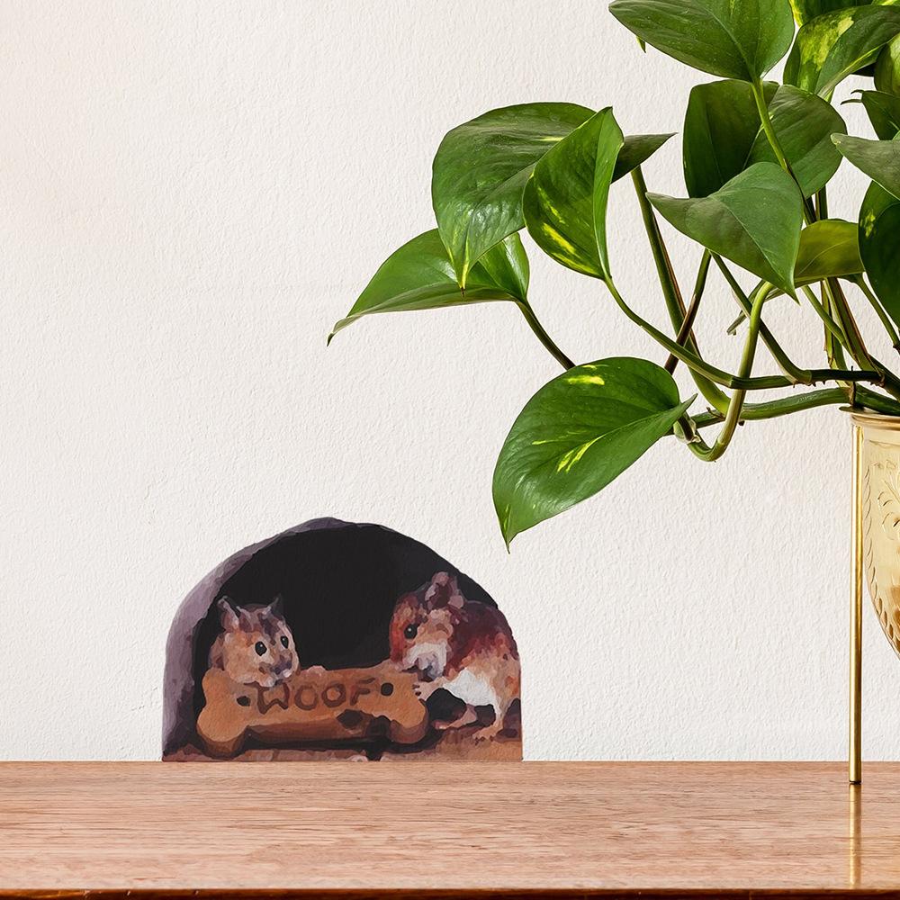 Cartoon Cute Little Mouse Mouse Hole Living Room Home Beautification and Decoration Wall Stickers
Cartoon Cute Little Mouse Mouse Hole Living Room Home Beautification and Decoration Wall Stickers