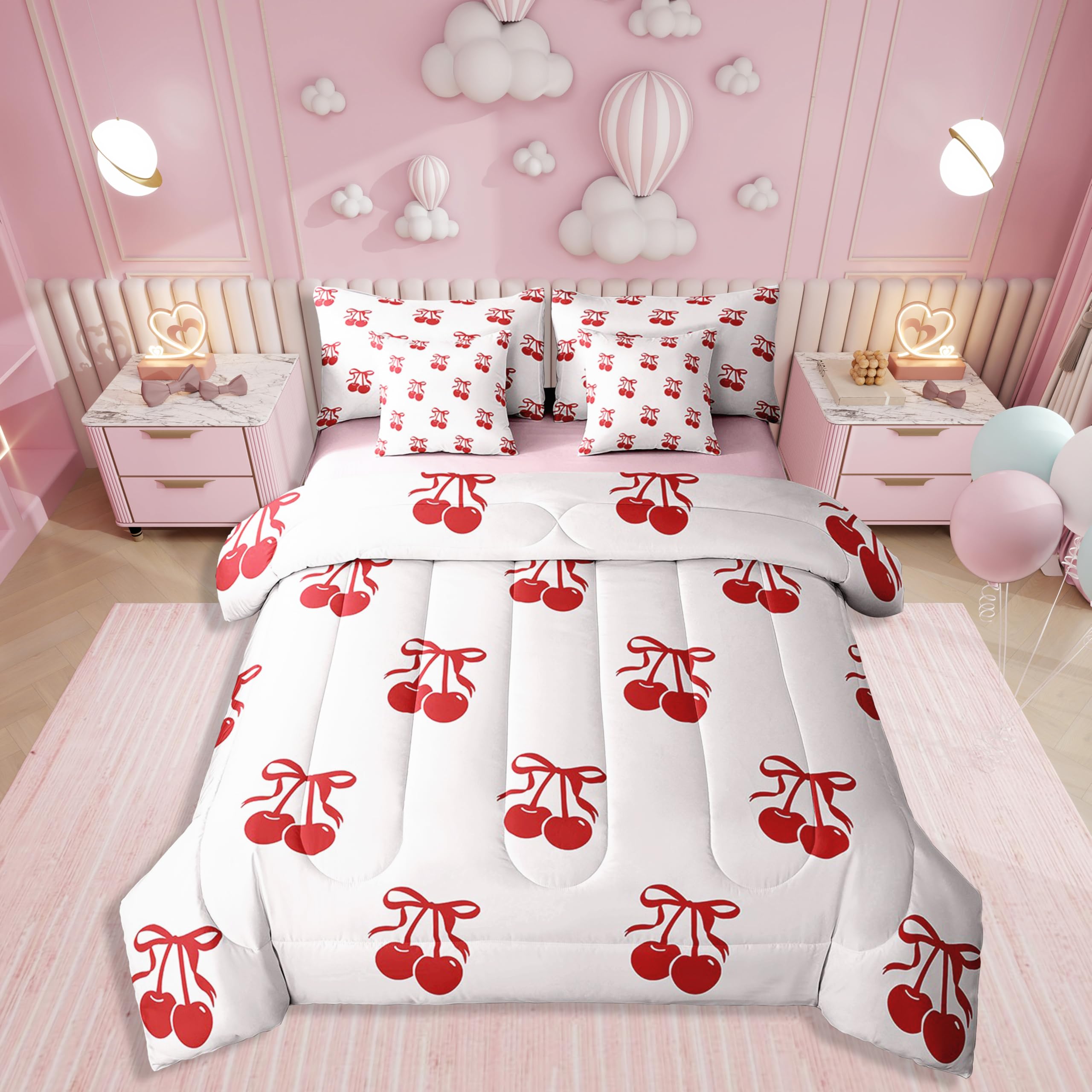 Erosebridal Bow 7 Piece Comforter Set Twin Bed in a Bag for Girls Kids,Purple Bowtie Floral Coquette Bedding Sets Bowknot Ribbon Heart Duvet 155x200cm
Erosebridal Bow 7 Piece Comforter Set Twin Bed in a Bag for Girls Kids,Purple Bowtie Floral Coquette Bedding Sets Bowknot Ribbon Heart Duvet 155x200cm