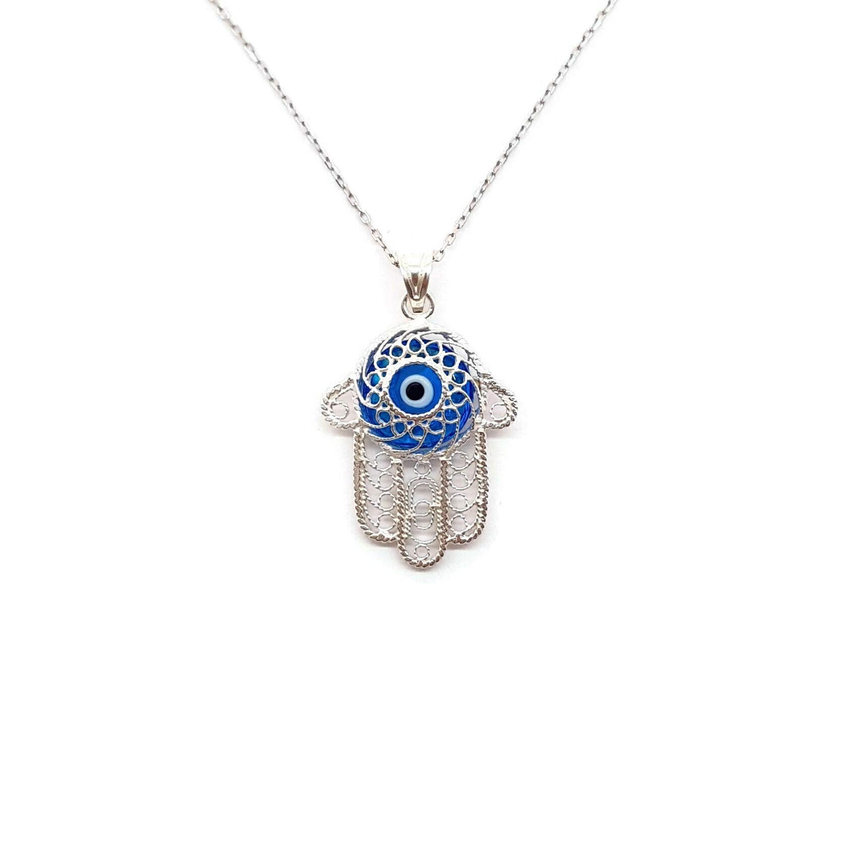 Далия MYSTIC JEWELS - Ожерелье из стерлингового серебра с филигранью, синим глазом от сглаза, стеклом, Неприменимо
Далия MYSTIC JEWELS - Ожерелье из стерлингового серебра с филигранью, синим глазом от сглаза, стеклом, Неприменимо
