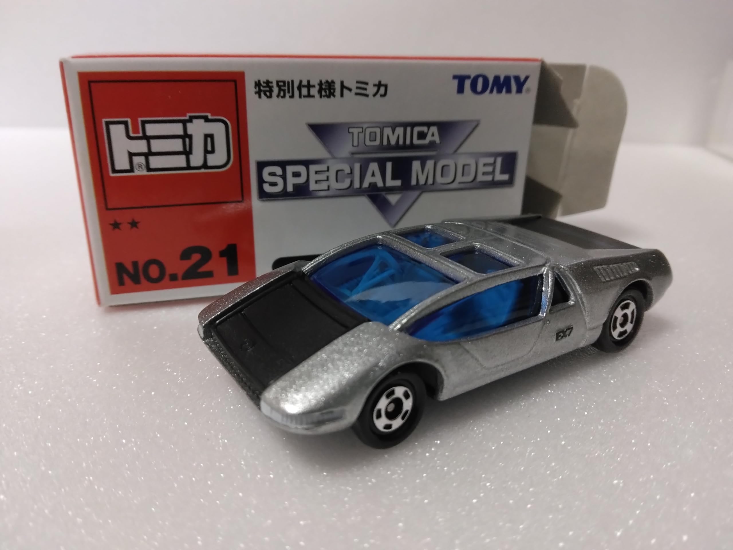 Tomica Special Model Toyota blue 21 в EX-7, лита мікроавтобус, сріблястий, кузов, Ні. ((Зроблено Китай) срібний
Tomica Special Model Toyota blue 21 в EX-7, лита мікроавтобус, сріблястий, кузов, Ні. ((Зроблено Китай) срібний
