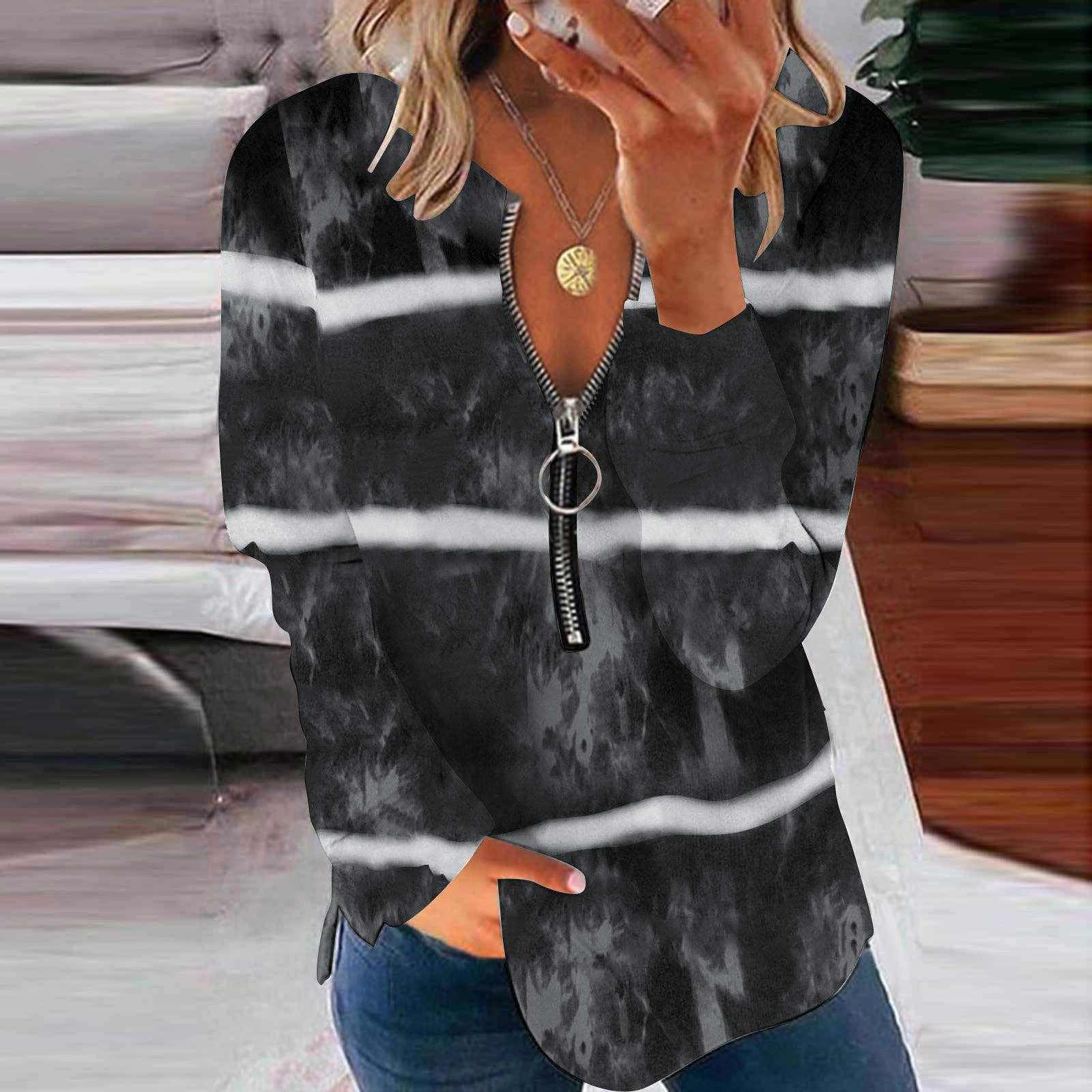 Женские летние повседневные сексуальные топы с V-образным вырезом, принтом и молнией, с длинными рукавами XL
Женские летние повседневные сексуальные топы с V-образным вырезом, принтом и молнией, с длинными рукавами XL