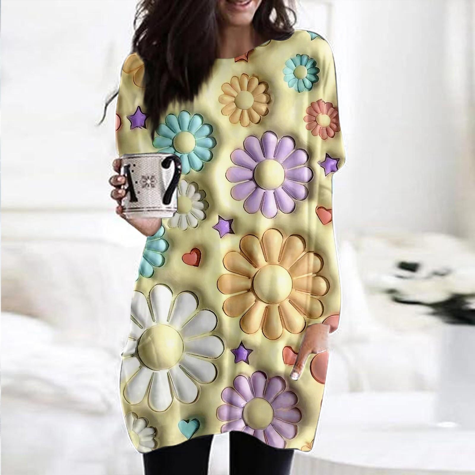 Женский модный повседневный топ с длинным рукавом и круглым вырезом ко Дню святого Валентина с принтом в виде сердца XL жёлтый
Женский модный повседневный топ с длинным рукавом и круглым вырезом ко Дню святого Валентина с принтом в виде сердца XL жёлтый