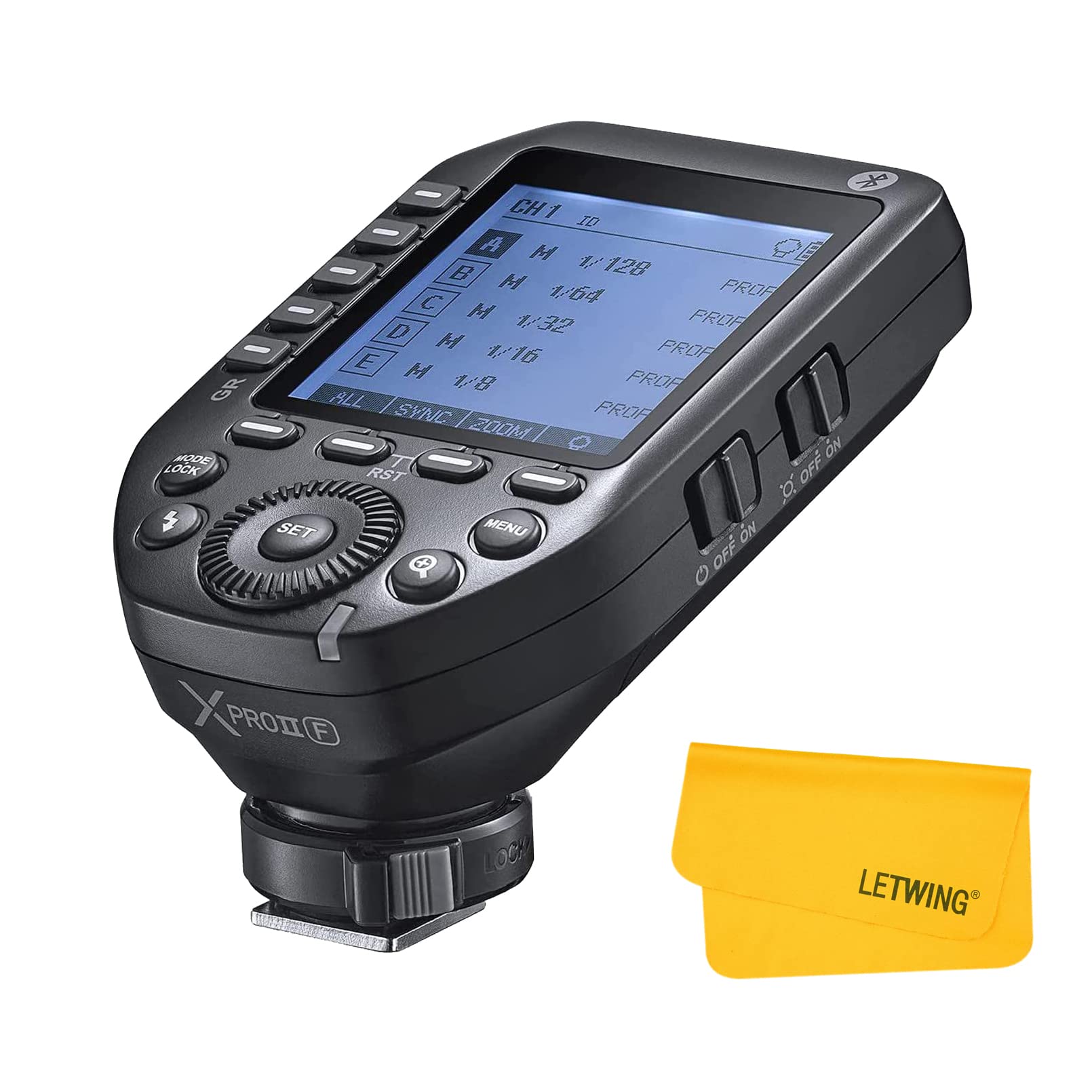 GODOX XProIIF Transmitter with Technical Conformity Mark TTL Wireless Flash Trigger High Speed Sync X System Compatible with Fuji Fujifilm Camera
GODOX XProIIF Transmitter with Technical Conformity Mark TTL Wireless Flash Trigger High Speed Sync X System Compatible with Fuji Fujifilm Camera