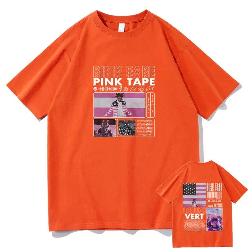Репер Lil Uzi Vert Pink Tape Print Графічні футболки унісекс, хіп-хоп, рок, футболка, унісекс, вулична футболка, унісекс, чиста бавовна M
Репер Lil Uzi Vert Pink Tape Print Графічні футболки унісекс, хіп-хоп, рок, футболка, унісекс, вулична футболка, унісекс, чиста бавовна M