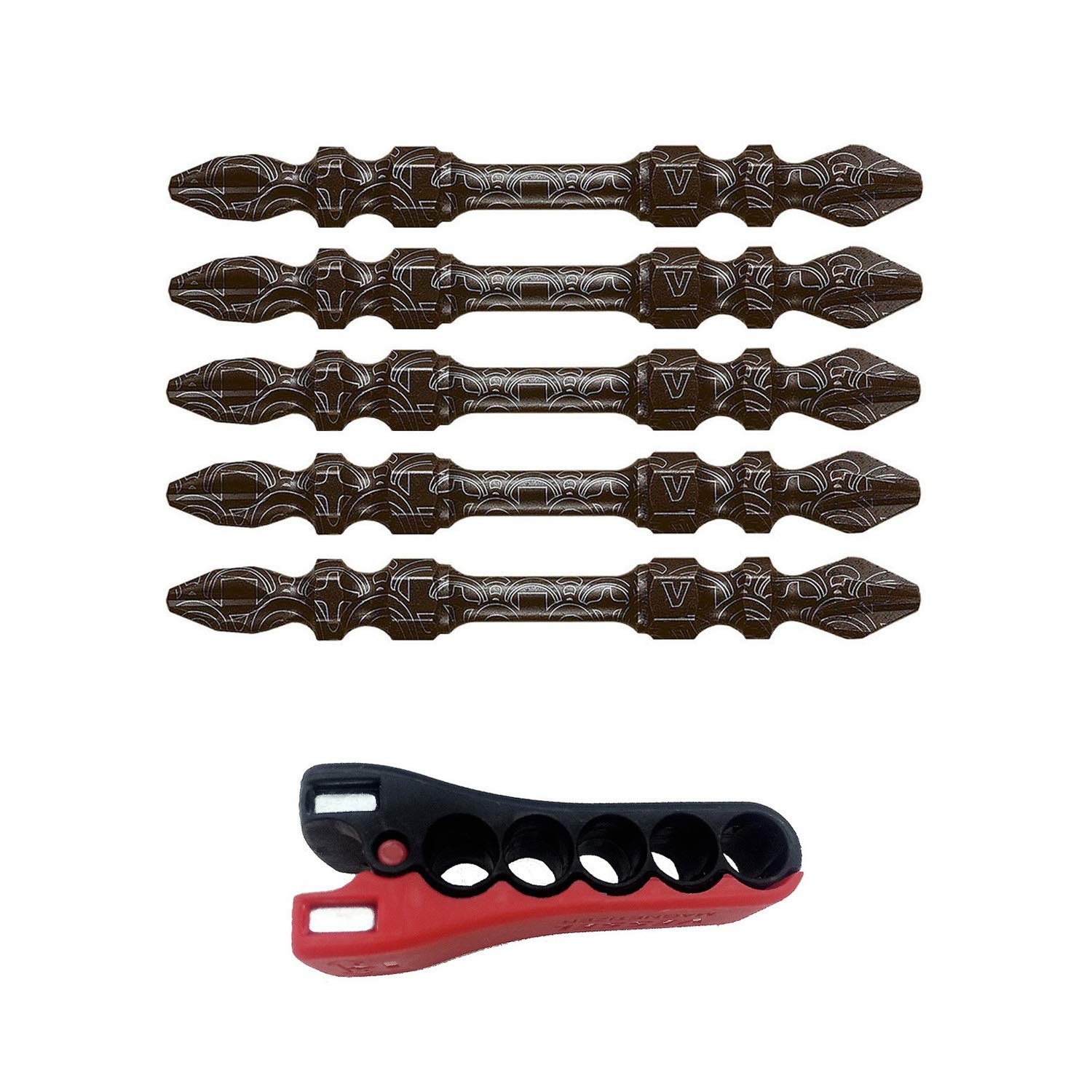 VESSEL Sakisubo Torsion Bit BL Double-Head +2 x 65mm Set of 5 with Bit Clip SST5P2065-BL
VESSEL Sakisubo Torsion Bit BL Double-Head +2 x 65mm Set of 5 with Bit Clip SST5P2065-BL