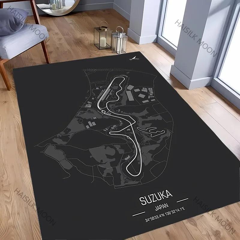 Race Track Circuit Design Carpet Mat Rug - Bahrain Monaco Nürburgring Motorsport Home Decoration Bedroom Decor Home Carpet 40cmX60cm
Race Track Circuit Design Carpet Mat Rug - Bahrain Monaco Nürburgring Motorsport Home Decoration Bedroom Decor Home Carpet 40cmX60cm