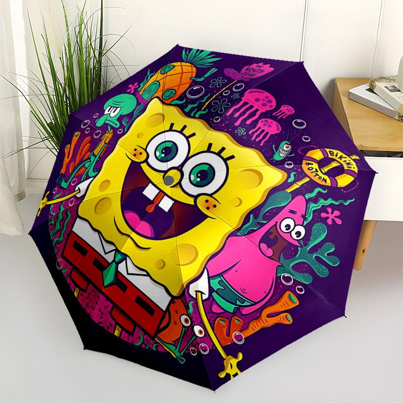 1pc Sponge Bob Automatic Folding Umbrella - 8-Rib Durable Iron Frame, Compact Portable for Daily Travel, Men & Women yy251125240
1pc Sponge Bob Automatic Folding Umbrella - 8-Rib Durable Iron Frame, Compact Portable for Daily Travel, Men & Women yy251125240