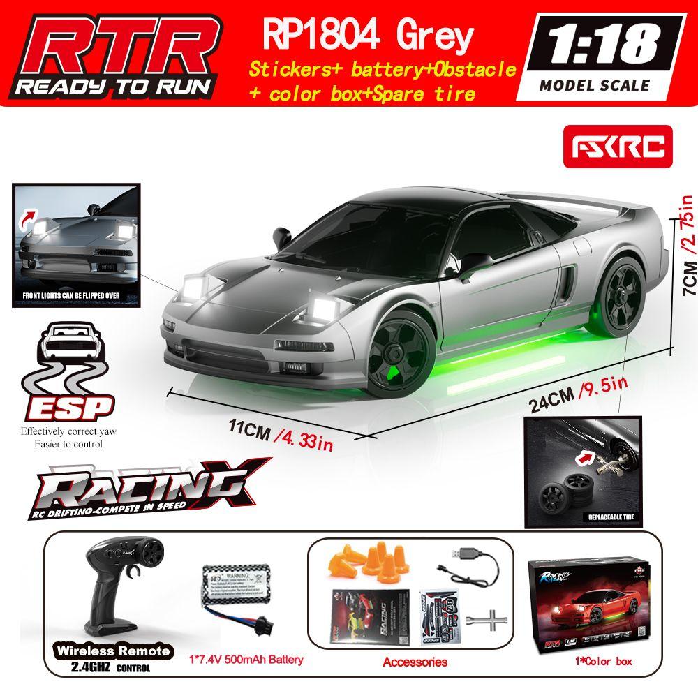 HB RP1804 1/18 4WD RC Drift Car with Gyro 2.4G Remote Control LED Lights Off-Road Racing Buggy Model Vehicle Christmas Gifts
HB RP1804 1/18 4WD RC Drift Car with Gyro 2.4G Remote Control LED Lights Off-Road Racing Buggy Model Vehicle Christmas Gifts