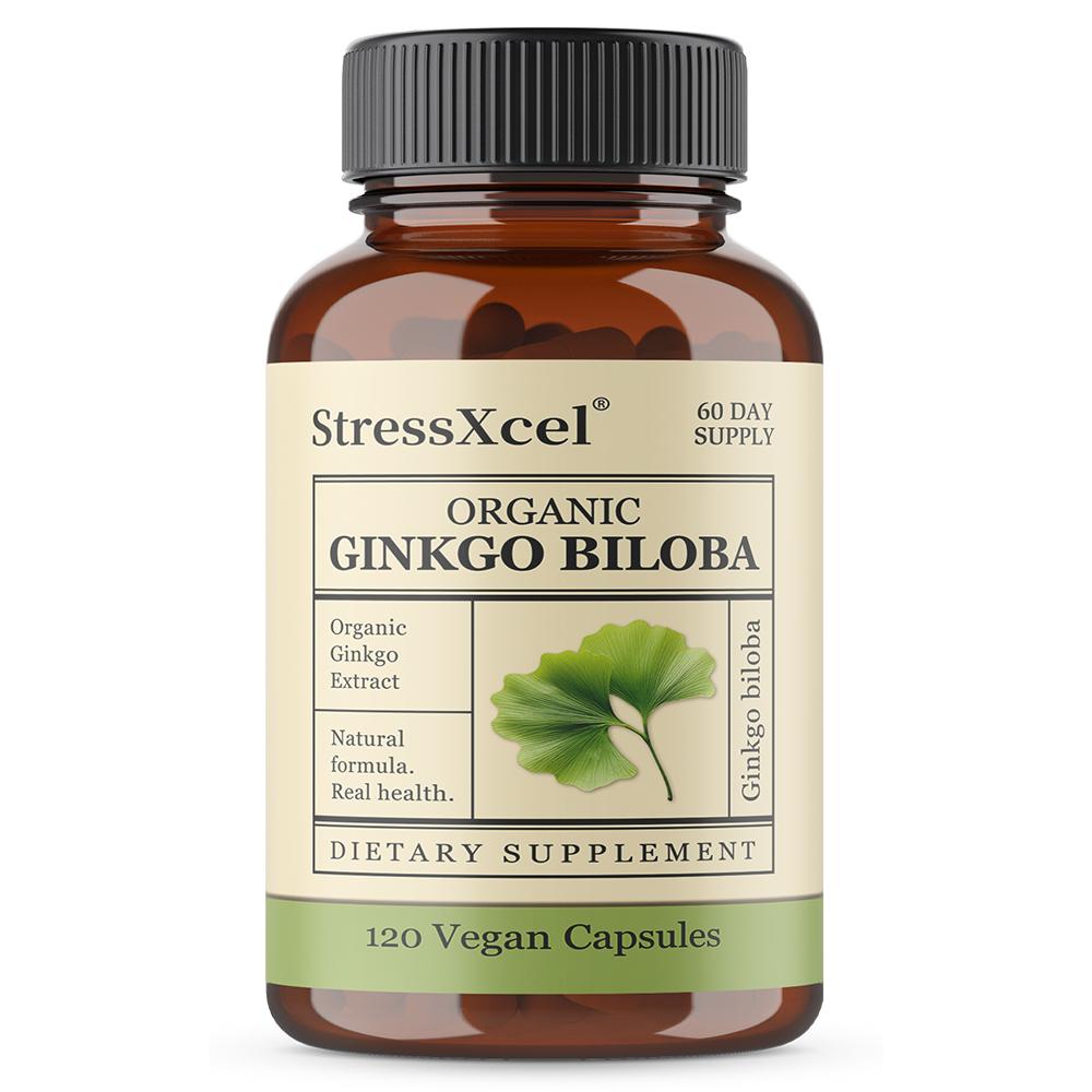 Organic Ginkgo Biloba Extract Dietary Supplement, 120 Vegetable Capsules Per Bottle 120 Capsules
Organic Ginkgo Biloba Extract Dietary Supplement, 120 Vegetable Capsules Per Bottle 120 Capsules