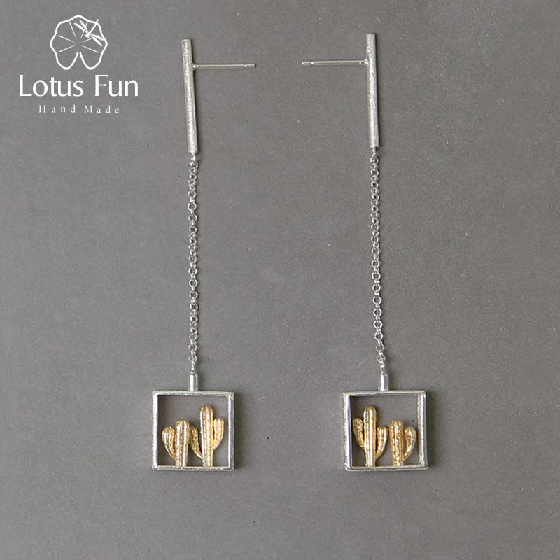 Серьги-подвески серии Lotus Fun Desert Creative Cactus из настоящего стерлингового серебра 925 пробы для женщин
Серьги-подвески серии Lotus Fun Desert Creative Cactus из настоящего стерлингового серебра 925 пробы для женщин