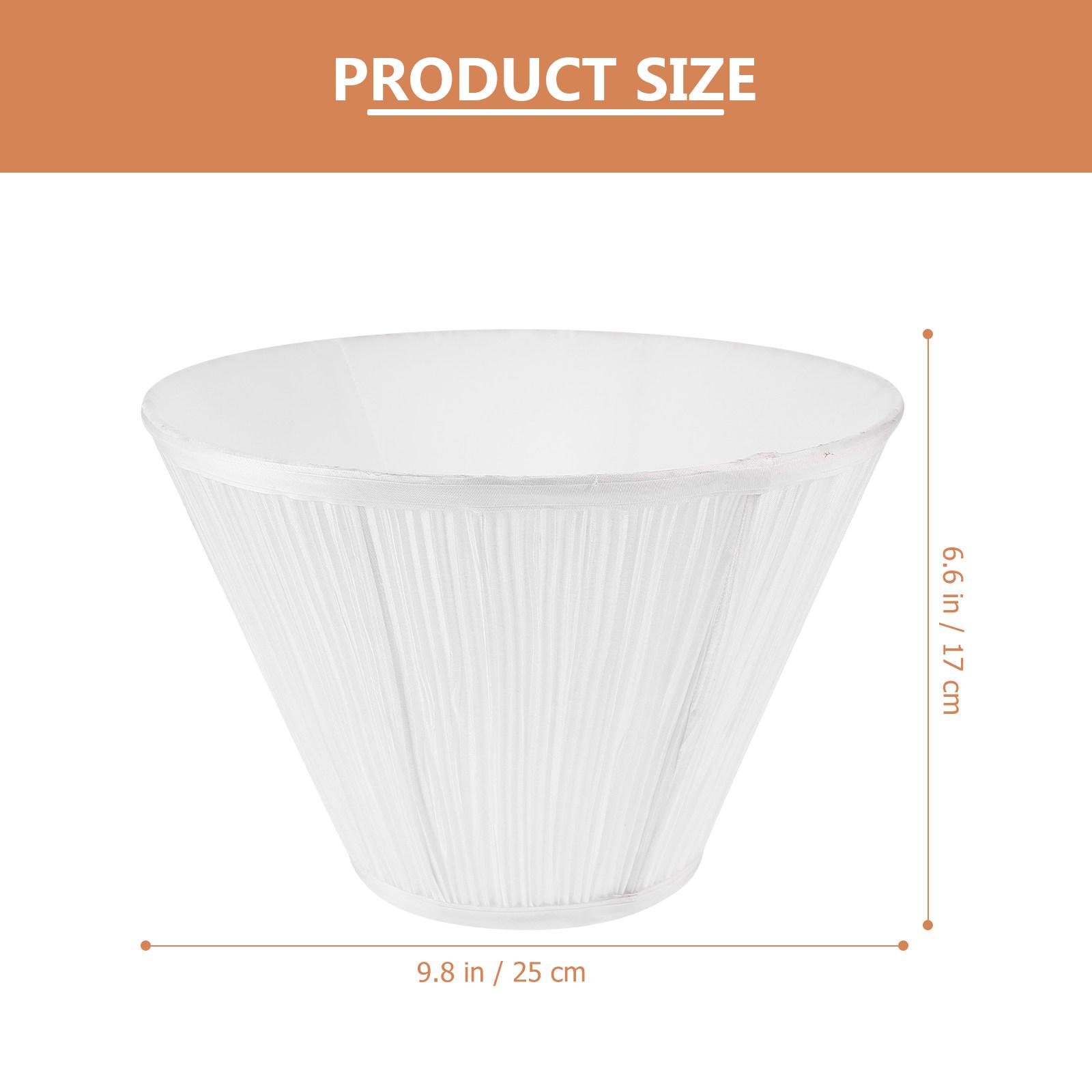 Pleated Cloth Lamp Shade High Quality Protective Light Cover for Bedroom Living Room Warm Mood Diffuse Light Shade білий
Pleated Cloth Lamp Shade High Quality Protective Light Cover for Bedroom Living Room Warm Mood Diffuse Light Shade білий