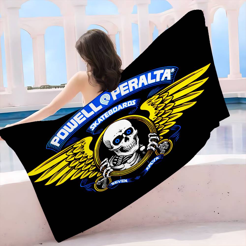 Classic P-Powell P-Peralta Logo Big Microfiber Beach Towels Quick Dry Towel Sand Beach Towels Pool Towel For Travel Swim Yoga W30*H60(CM)
Classic P-Powell P-Peralta Logo Big Microfiber Beach Towels Quick Dry Towel Sand Beach Towels Pool Towel For Travel Swim Yoga W30*H60(CM)