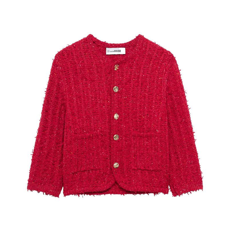 TAOP&ZA Women s Spring/Summer Casual Round Neck Single-Breasted Knitted Cardigan 4192006 Medium
TAOP&ZA Women s Spring/Summer Casual Round Neck Single-Breasted Knitted Cardigan 4192006 Medium
