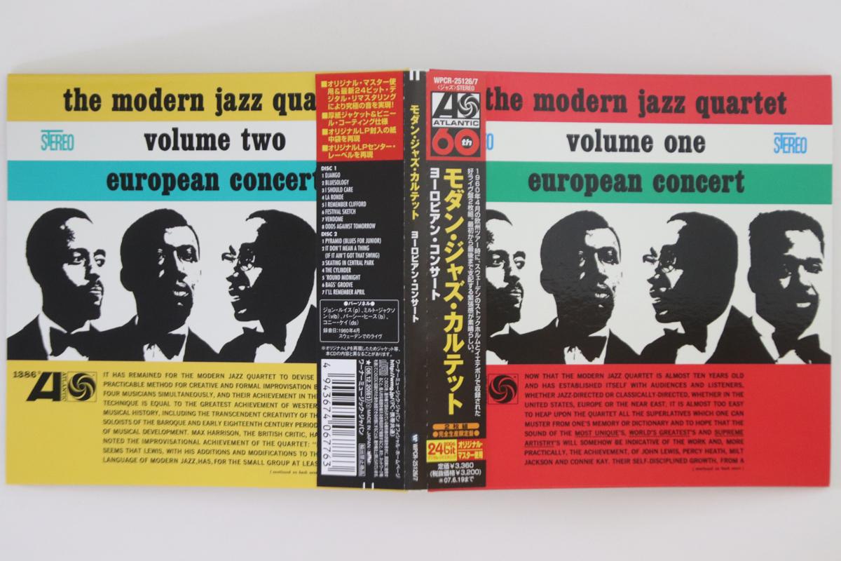 CD MODERN JAZZ QUARTET - European Concert WPCR251267 ATLANTIC 2006 Japan Obi Jazz Used
CD MODERN JAZZ QUARTET - European Concert WPCR251267 ATLANTIC 2006 Japan Obi Jazz Used