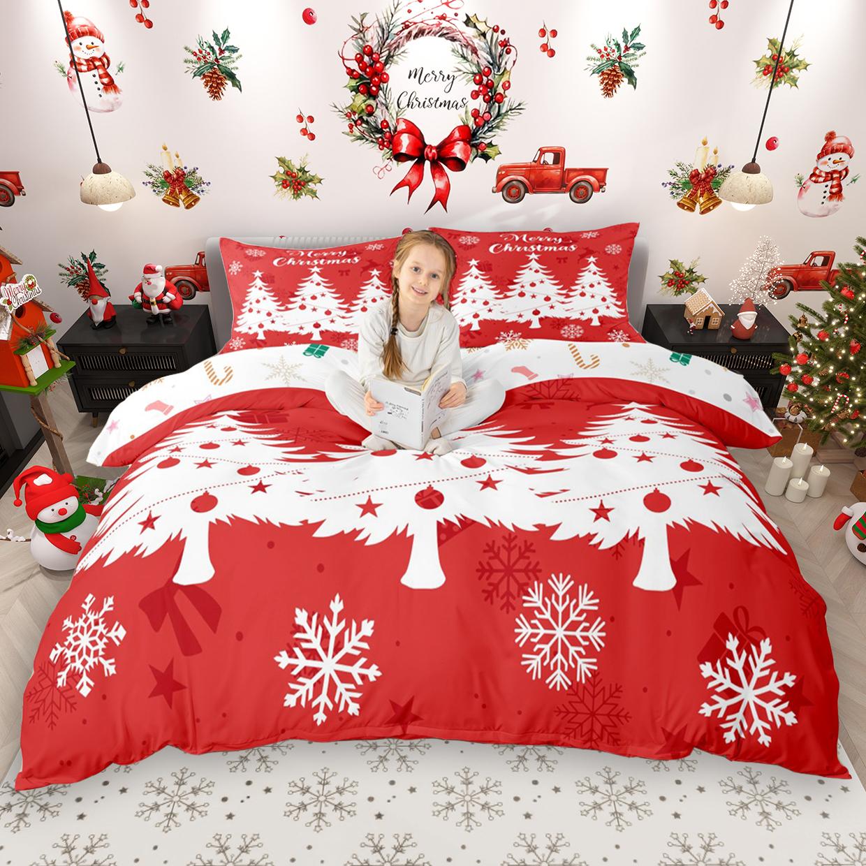 Homewish Cartoon Snowman Duvet Cover Set for Kids 2pcs/3pcs, Christmas Bedding Set for Girls Boys, Xmas Tree Farm Truck Bed Set DE XS 100x135cm 2pcs&set
Homewish Cartoon Snowman Duvet Cover Set for Kids 2pcs/3pcs, Christmas Bedding Set for Girls Boys, Xmas Tree Farm Truck Bed Set DE XS 100x135cm 2pcs&set