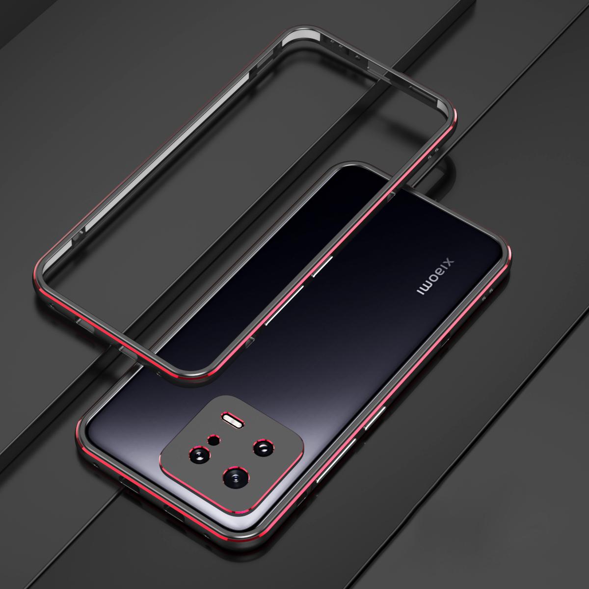 For Xiaomi 13 Pro 5G Metal Frame Phone Case with Camera Lens Cover Heat Dissipation Phone Cover Black/Red
For Xiaomi 13 Pro 5G Metal Frame Phone Case with Camera Lens Cover Heat Dissipation Phone Cover Black/Red