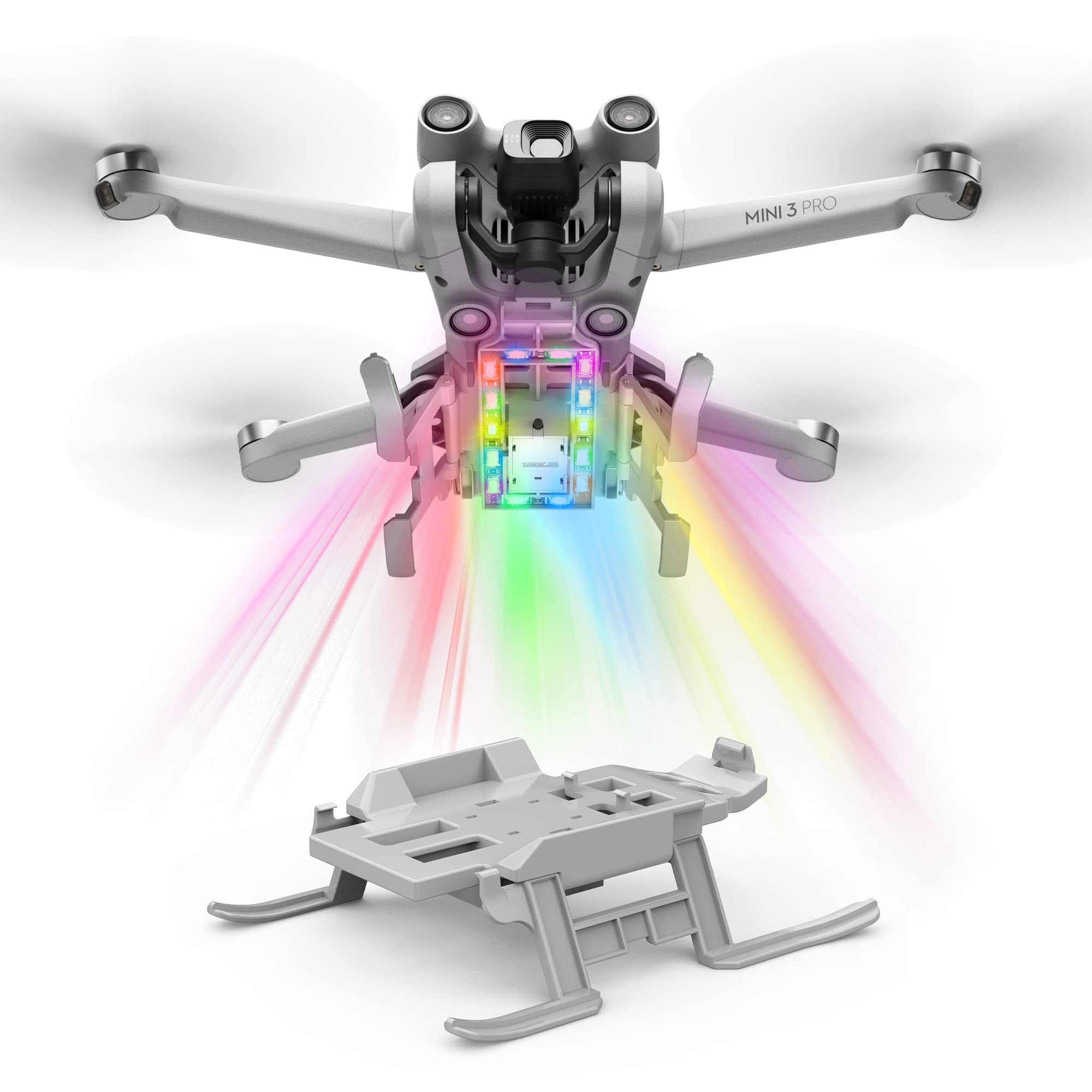 STARTRC Mini 3 Pro Landing Gear Foldable Long LED Light with Flash Landing Gear Accessories for Mini 3 Pro Legs,
STARTRC Mini 3 Pro Landing Gear Foldable Long LED Light with Flash Landing Gear Accessories for Mini 3 Pro Legs,