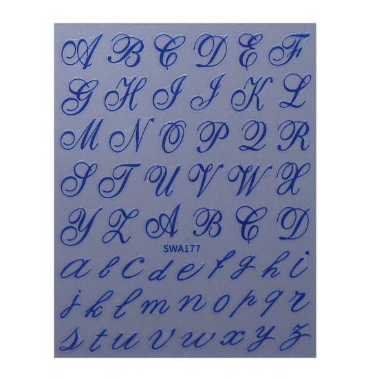English Letter Nail Art Stickers Self-adhesive DIY Alphabet Manicure Decoration Decals Women Nail Accessories for Home Salon синий
English Letter Nail Art Stickers Self-adhesive DIY Alphabet Manicure Decoration Decals Women Nail Accessories for Home Salon синий