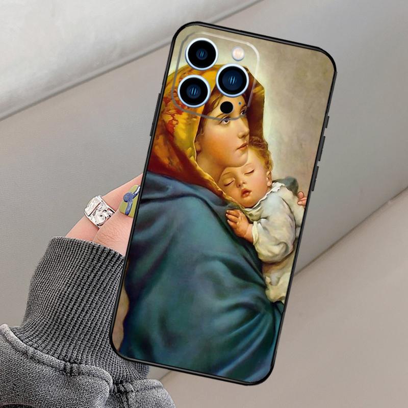 Virgin Mary And Jesus Phone Case For iPhone 16 14 13 12 15 Pro Max 15 16 Plus 12 13 mini XR 16e Funda Cover iPhone 16e
Virgin Mary And Jesus Phone Case For iPhone 16 14 13 12 15 Pro Max 15 16 Plus 12 13 mini XR 16e Funda Cover iPhone 16e