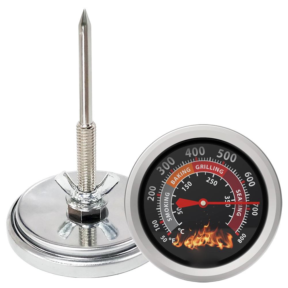 For BBQ Thermometer Replacement Gauge for Charcoal Grill with Easy Installation and Dual Celsius Fahrenheit Scale Readings чорний
For BBQ Thermometer Replacement Gauge for Charcoal Grill with Easy Installation and Dual Celsius Fahrenheit Scale Readings чорний