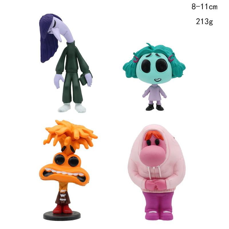 4pcs/Set Inside Out 2 Figure Toys Cartoon Movie Joy Anxiety Anger Sadness Disgust Fear Model Pvc Doll Figurines Children Gift чорний
4pcs/Set Inside Out 2 Figure Toys Cartoon Movie Joy Anxiety Anger Sadness Disgust Fear Model Pvc Doll Figurines Children Gift чорний