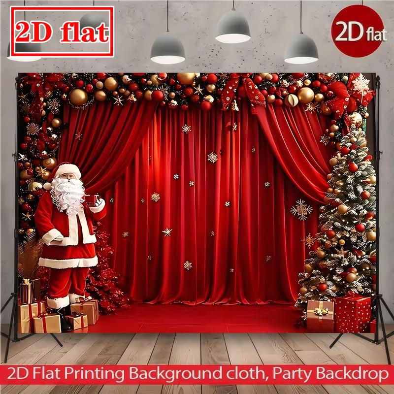2D Christmas Red Curtain Backdrop Santa & Tree Party Photography Background 47.2x31.5inch/120*80cm
2D Christmas Red Curtain Backdrop Santa & Tree Party Photography Background 47.2x31.5inch/120*80cm