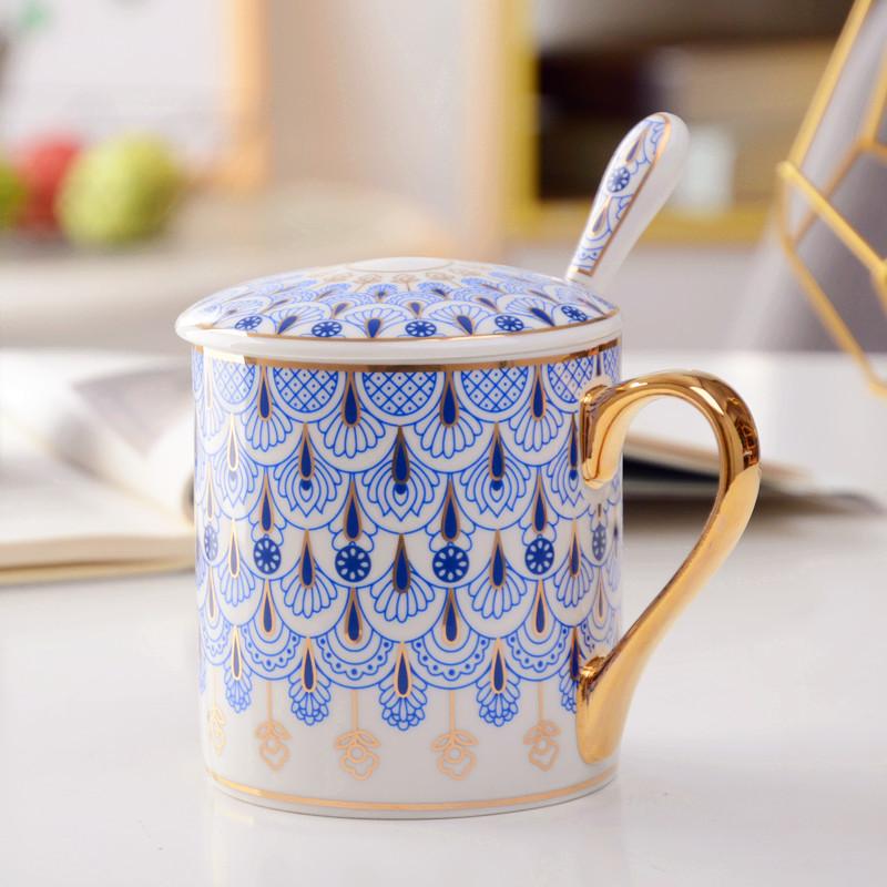 Creative British Style Ceramic Coffee Cup Light Luxury Couple s Mug Golden Edged Afternoon Tea Cups Household Drinkware 300ml
Creative British Style Ceramic Coffee Cup Light Luxury Couple s Mug Golden Edged Afternoon Tea Cups Household Drinkware 300ml