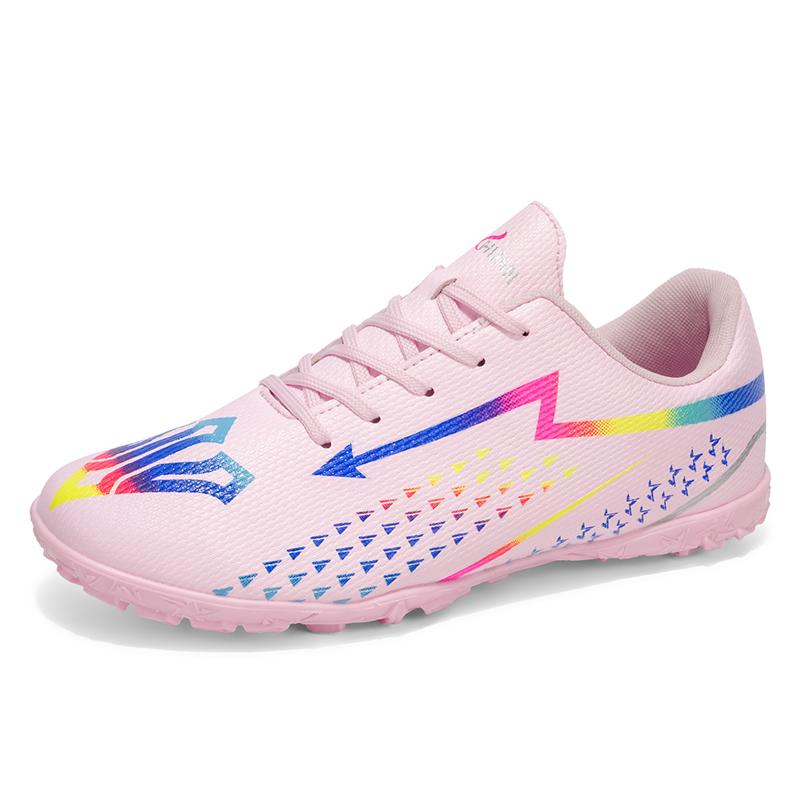 Fashion Pink Soccer Shoes Men Low-cut Lace-up Football Shoes Man Futsal Shoes Comfortable Outdoor Non-slip Men s Sports Sneakers 35
Fashion Pink Soccer Shoes Men Low-cut Lace-up Football Shoes Man Futsal Shoes Comfortable Outdoor Non-slip Men s Sports Sneakers 35