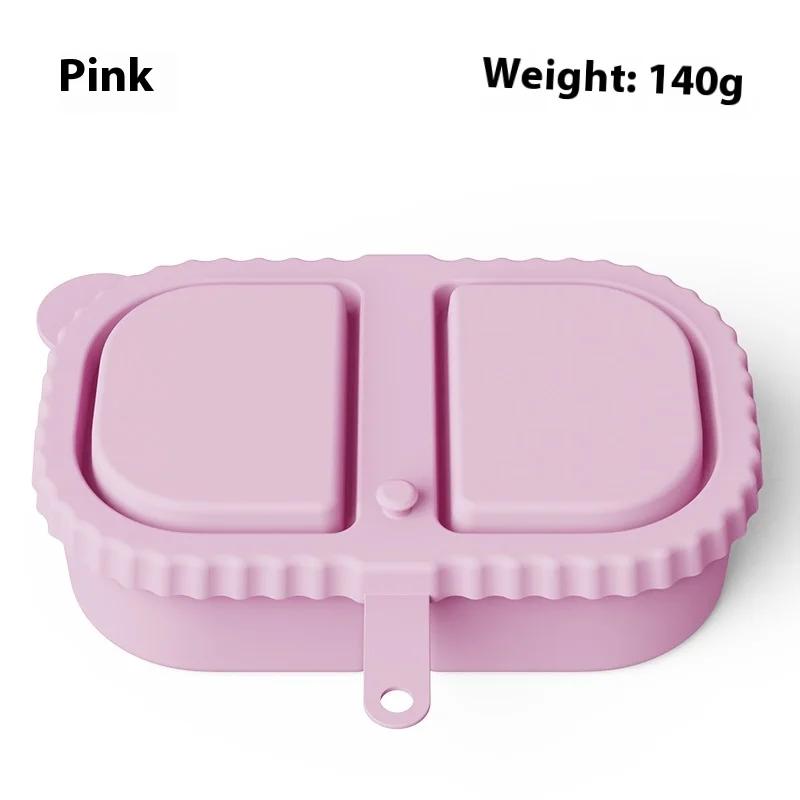 1-5PCS Portable Silicone Double Compartment Seasoning Box, Sauce Box, Lid, Silicone Snack Box, Household Outdoor Small Tool розовый
1-5PCS Portable Silicone Double Compartment Seasoning Box, Sauce Box, Lid, Silicone Snack Box, Household Outdoor Small Tool розовый
