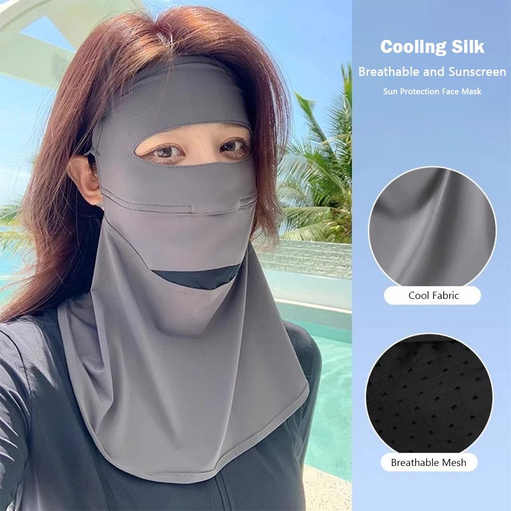 Breathable Sun Protection Ice Silk Mask UPF50+ Anti-UV Riding Facemask Traceless Driving Face Mask Summer серый
Breathable Sun Protection Ice Silk Mask UPF50+ Anti-UV Riding Facemask Traceless Driving Face Mask Summer серый