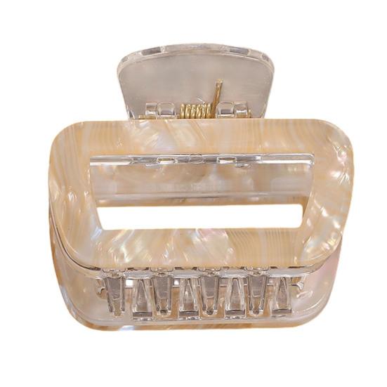 Hair Claw Hollow Square Design Back Head Hair Clip Anti-slip Teeth Strong Grip Shower Hair Clamp Versatile Hair Accessory жёлтый
Hair Claw Hollow Square Design Back Head Hair Clip Anti-slip Teeth Strong Grip Shower Hair Clamp Versatile Hair Accessory жёлтый